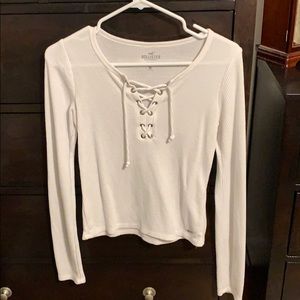 White Hollister Long Sleeve